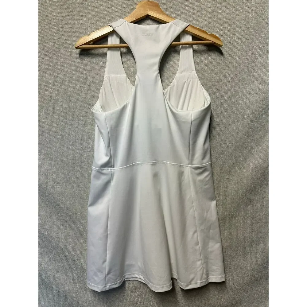 NWT J. Crew Active White Dress with Shorts Medium Tennis Workout - Picture 3 of 8